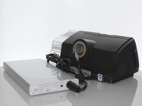 CPAP battery plugged into ResMed AirSense 10