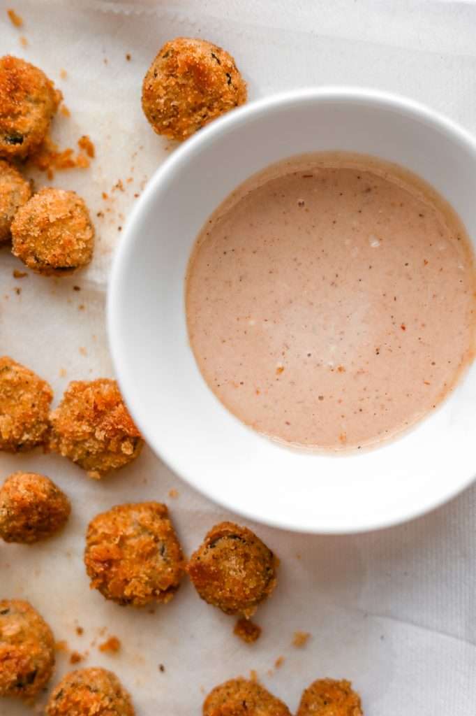 The Best Fried Pickle Dipping Sauce Made with Pickle Brine