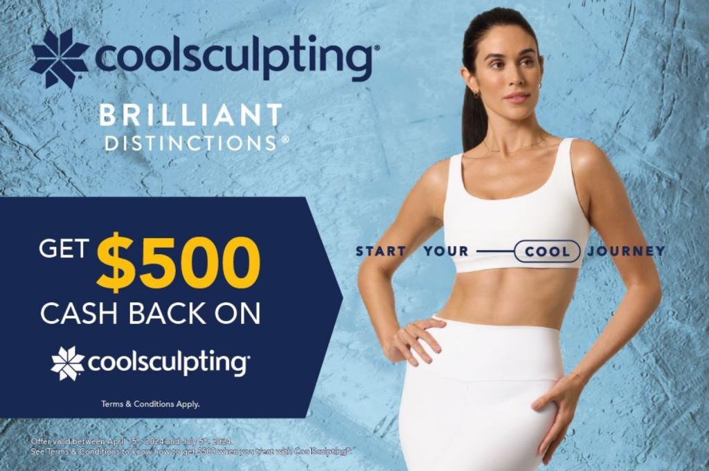Get $500 Cash Back on CoolSculpting. Limited Time Only